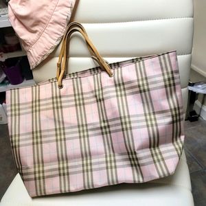 Burberry Pink Nova Tote & Hat